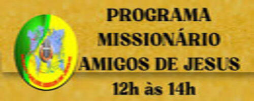  PROGRAMA MISSIONARIOS AMIGOS DE JESUS